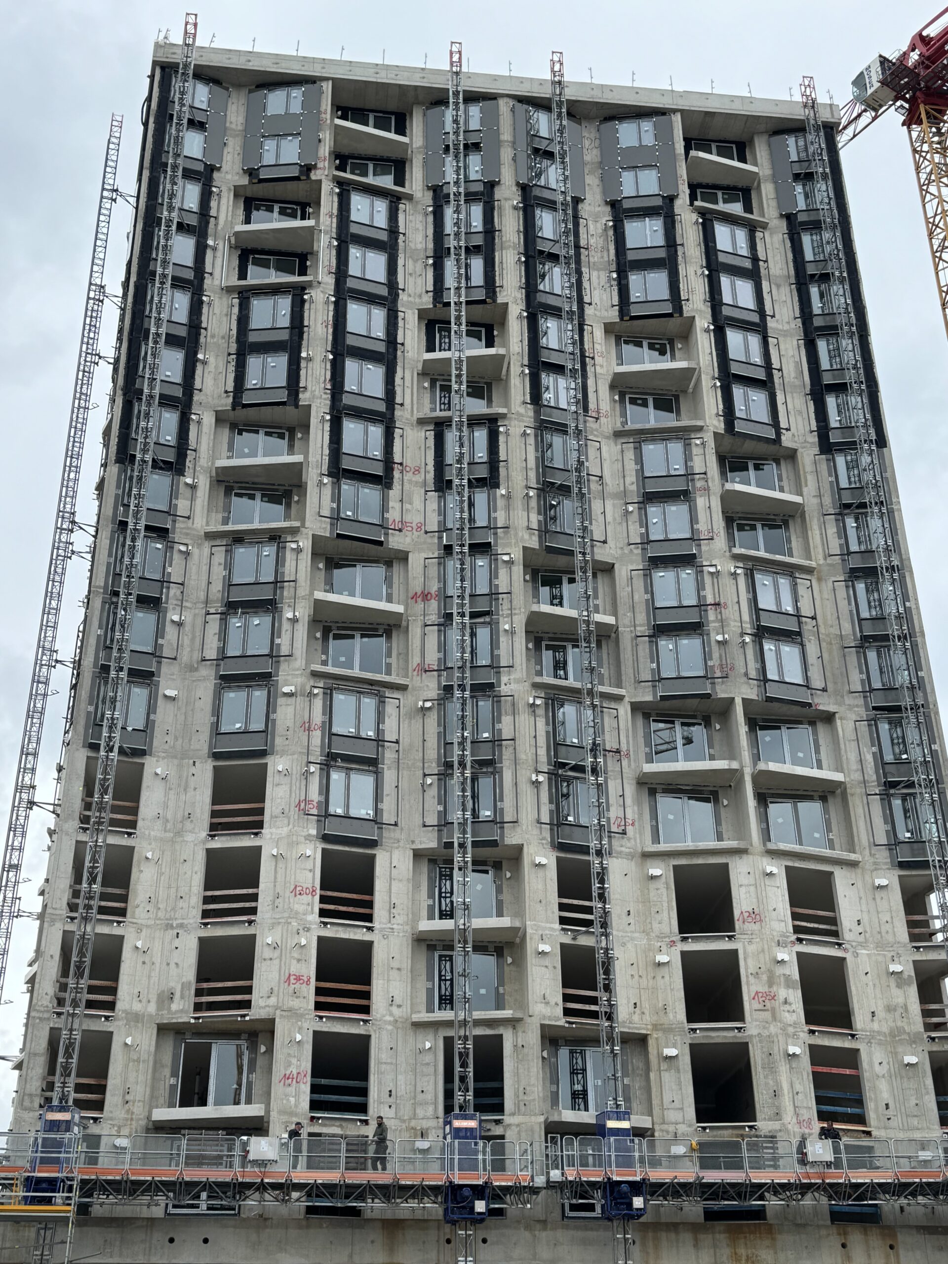 Reference project High-rise building in Munich Freiham – detail view 4
