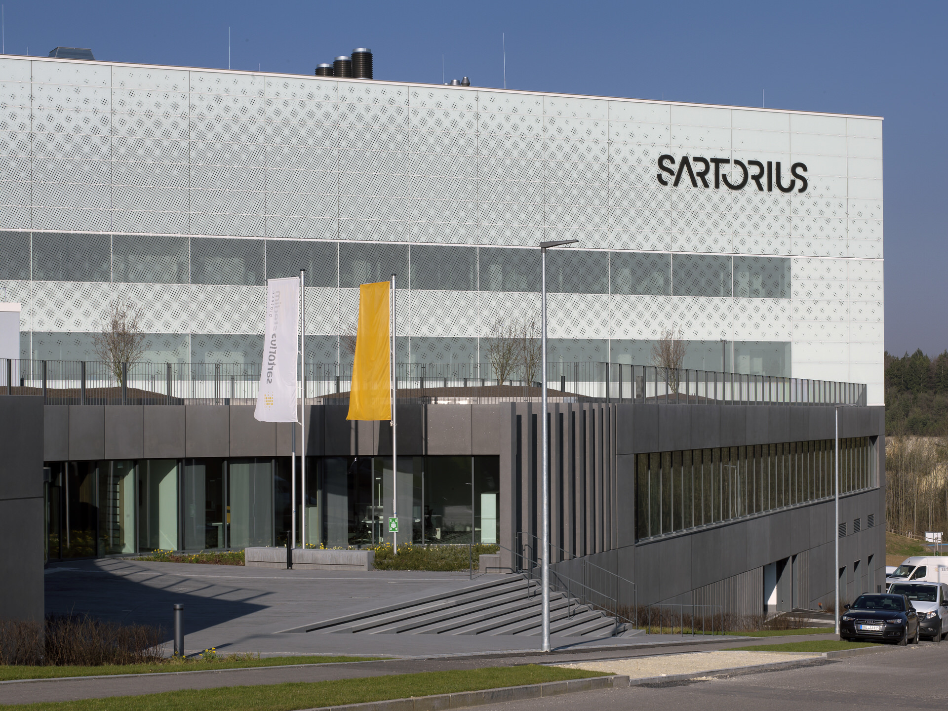Reference project New office and laboratory building, Ulm (Sartorius) – detail view 3