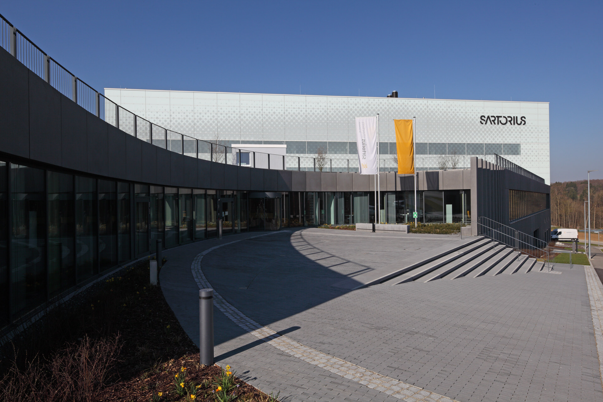 Reference project New office and laboratory building, Ulm (Sartorius) – detail view 4